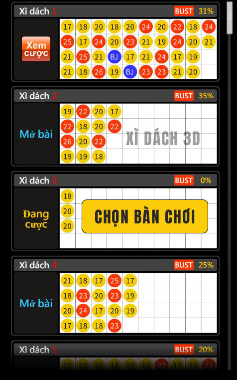 Chơi Xì Dách 3D